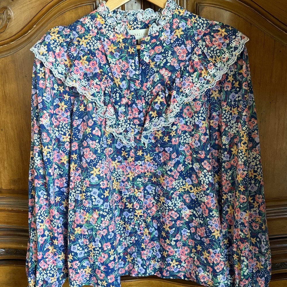 Caballero Floral Blouse NWOT